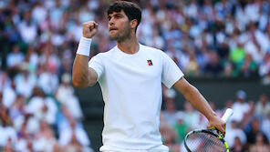 Alcaraz im Viertelfinale: Traum vom Wimbledon-Triple lebt