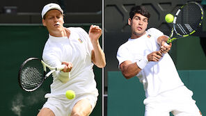 Wimbledon-Finale heute: Jannik Sinner - Carlos Alcaraz