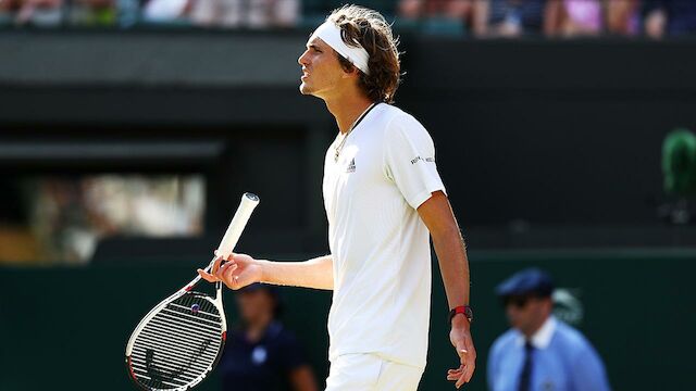 Aus für Zverev in 3. Wimbledon-Runde