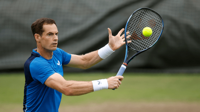 Andy Murray spielt in Wimbledon im Mixed-Doppel