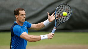 Andy Murray spielt in Wimbledon im Mixed-Doppel
