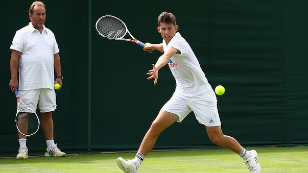 Wimbledon: Thiem und Paszek müssen sich gedulden