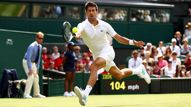 Djokovic spielt nur 40 Minuten