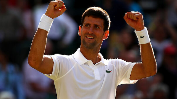 Djokovic zum 10. Mal im Achtelfinale