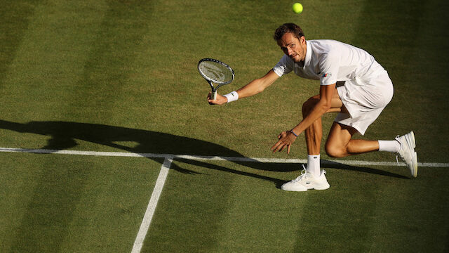 Wimbledon: Medvedev dreht 0:2-Satz-Rückstand