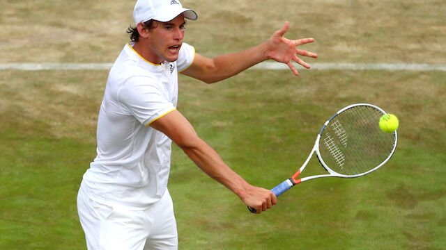 Thiem erstmals in 3. Wimbledon-Runde