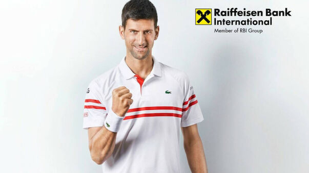 Djokovic wird Raiffeisen-Markenbotschafter