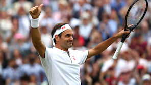 Federer mit 100er ins Halbfinale