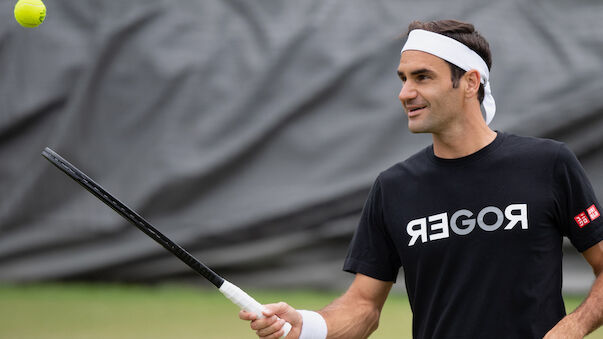 Roger Federer scherzt mit Kult-Reporter