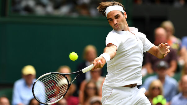 Federer steht im Viertelfinale von Wimbledon