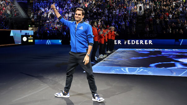 Roger Federer als Ehrengast beim Laver Cup 2023