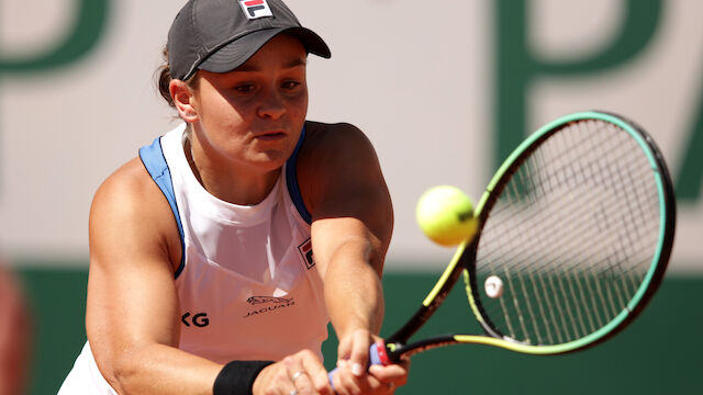 Barty bei French Open nur mit Mühe weiter