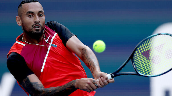 Kyrgios gewinnt Bad-Boys-Duell gegen Fognini