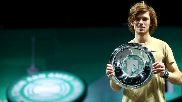 Rublev gewinnt ATP-500-Turnier in Rotterdam