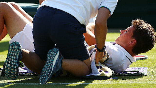 Thiem gibt in Wimbledon verletzt auf