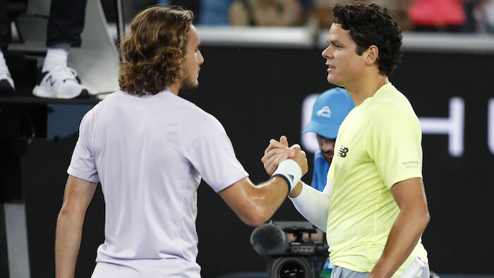 Australian Open: Tsitsipas scheitert an Milos Raonic ...