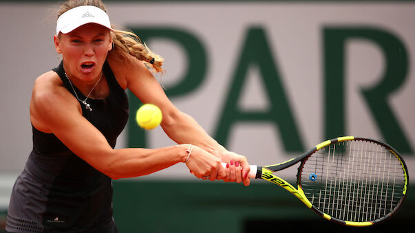 Wozniacki steht in 2. Runde der French Open