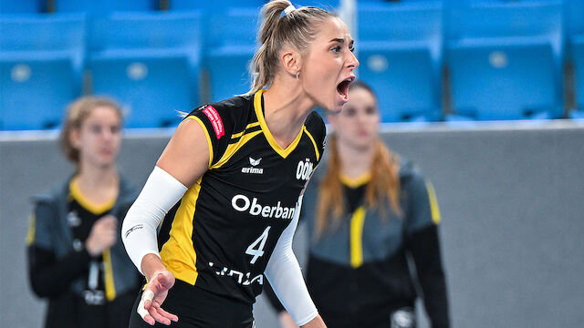 Volleyball: Linz-Frauen im Challenge Cup weiter