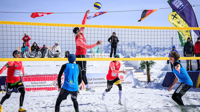 Gold und Silber für Österreich bei Snow-Volleyball-Highlight
