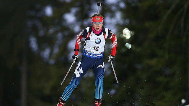 Russische Biathletin suspendiert