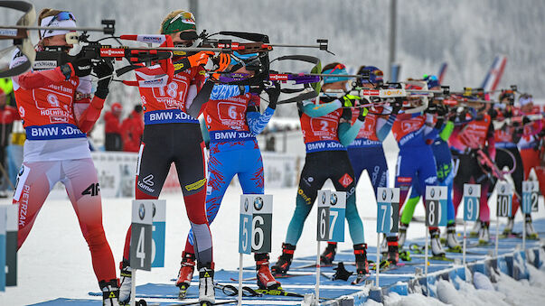 Biathlon: ÖSV-Damen-Staffel in den Top-10