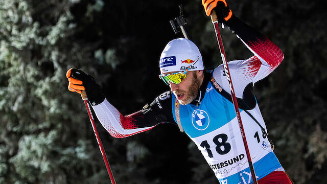 Simon Eder bleibt im Biathlon-Sprint fehlerfrei