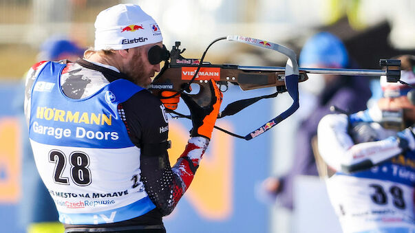 Biathlon-Herren in der Staffel in den Top 5