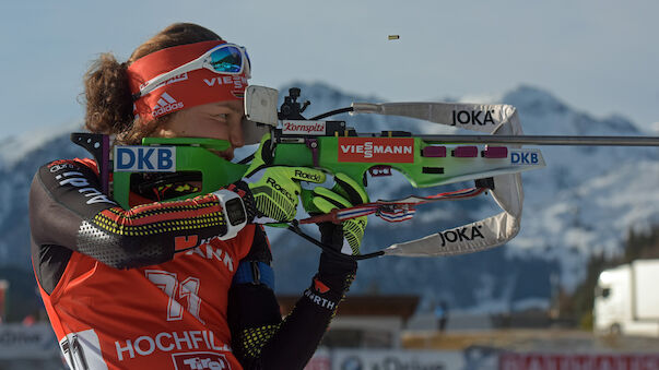 Deutscher Doppelsieg in Hochfilzen-Verfolgung