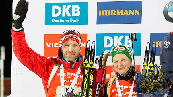Österreich gewinnt Mixed-Staffel in Kontiolahti