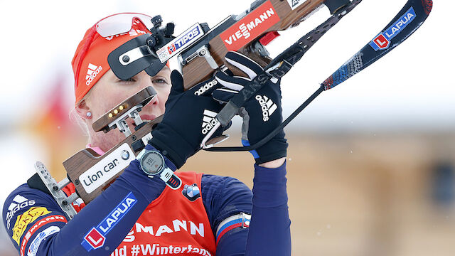 Biathlon: Kuzmina triumphiert in Oslo