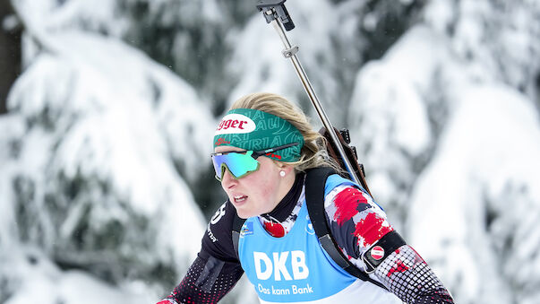 Lisa Hauser stürzt in Oberhof auf Podestkurs