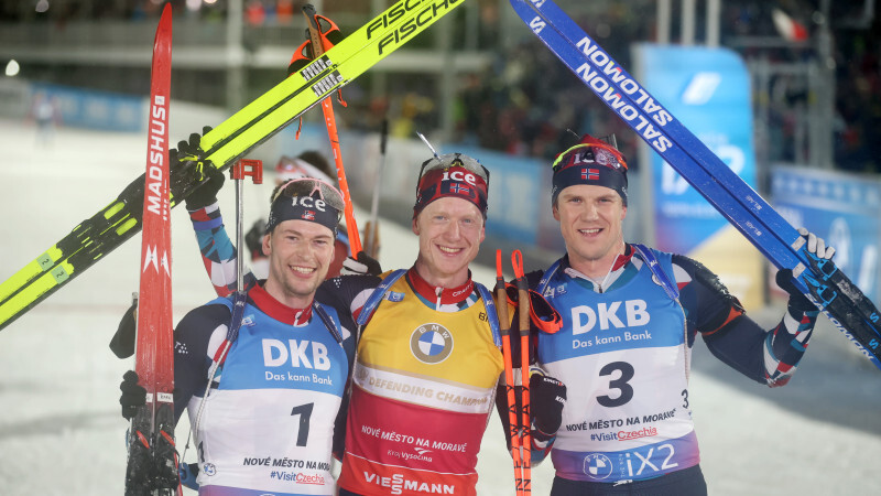 Biathlon Norwegen überragt mit Fünffachsieg bei WMVerfolgung