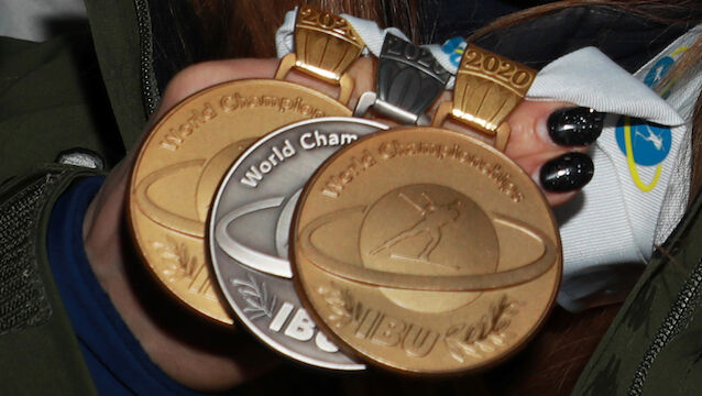 Medaillenspiegel der Biathlon-WM 2021