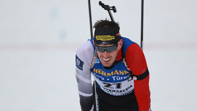 Österreichs Biathlon-Herren im Sprint abgeschlagen