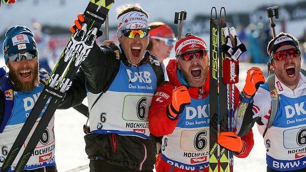 ÖSV-Herren holen in der Staffel-Bronze