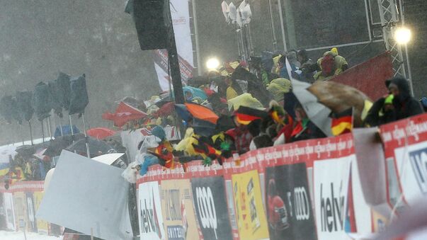Wind verbläst Tour-de-Ski-Etappe