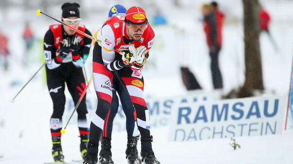 Greiderer schrammt in der Ramsau am Podest vorbei