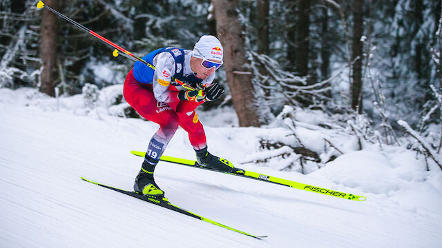 Johannes Lamparter läuft in Ramsau knapp am Podium vorbei