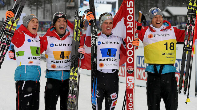 ÖSV-Staffel kombiniert zu Bronze