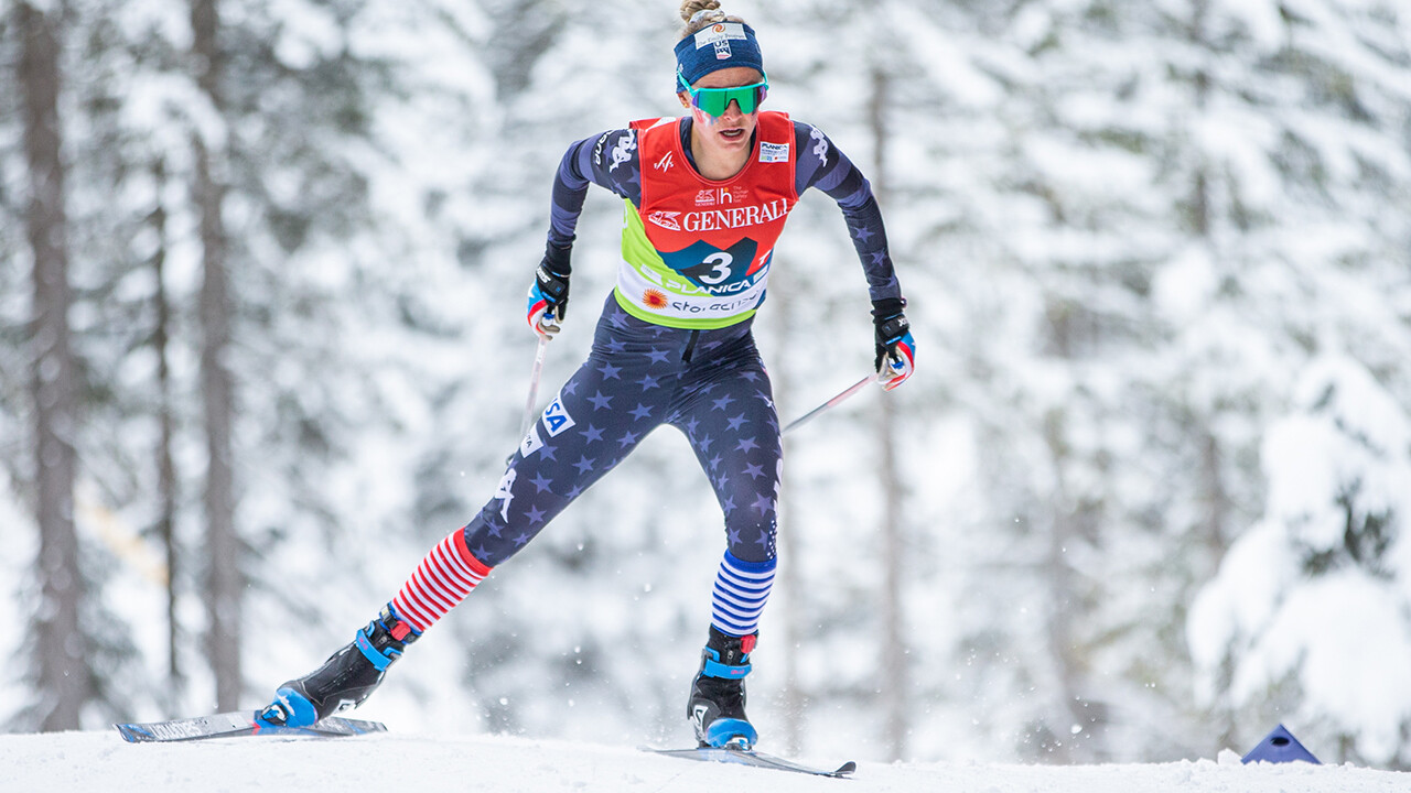 Jessica Diggins holt historisches WMGold über 10 km Freistil