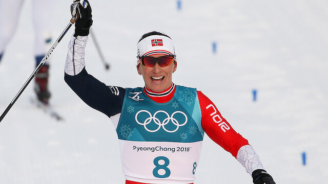 Marit Björgen mit historischem Gold