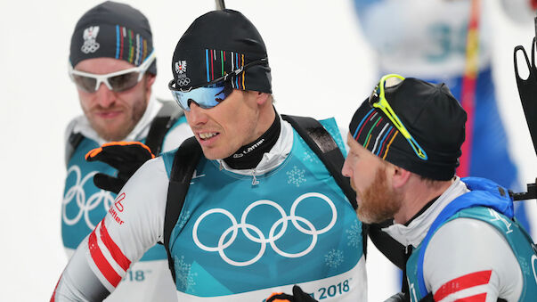 Blech für Österreichs Biathlon-Herren