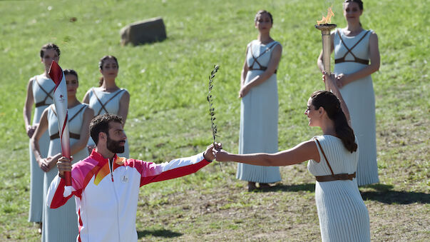 Olympisches Feuer entfacht: Verhaftungen