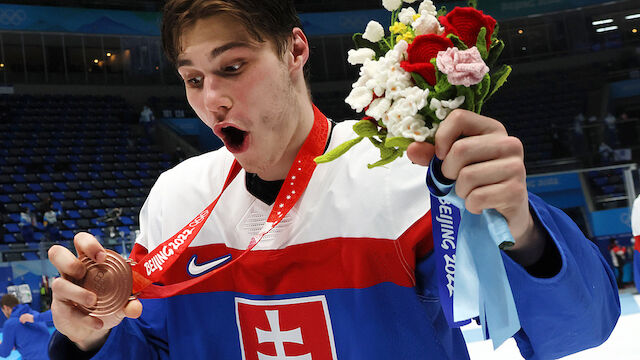 Olympia: 17-jähriger Slafkovsky ist Eishockey-MVP