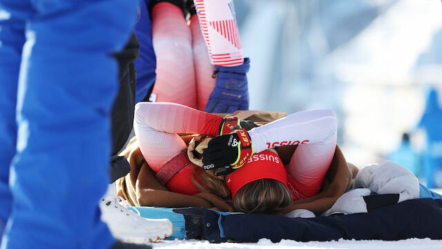 Nächste Biathletin bricht auf der Loipe zusammen