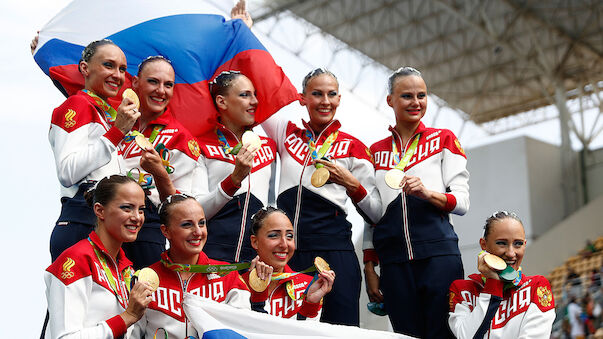 Russische Sportler treten bei Olympia an