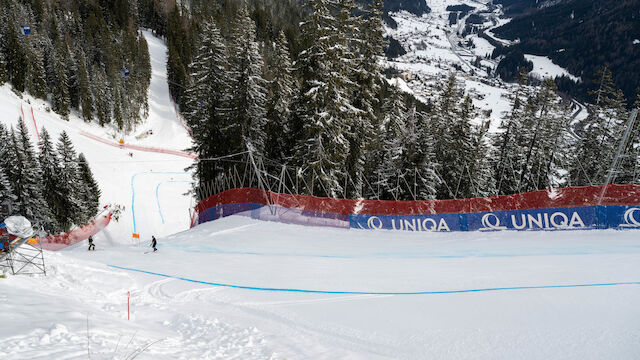 Schneefall verhindert erstes Abfahrtraining in St. Anton