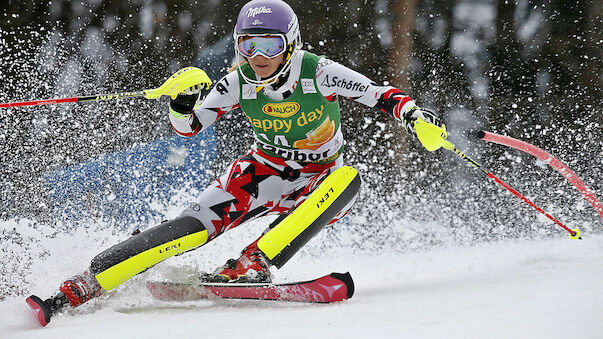 ÖSV-Damen mit Siason ohne Slalom-Podest