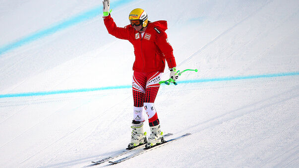 Schwerer Sturz von Hütter in Garmisch-Abfahrt