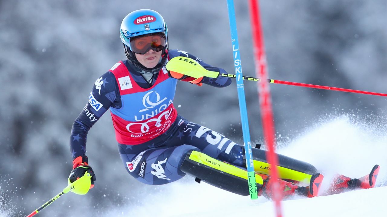 Shiffrin also advanced in the second slalom event in Spindleruv Mlyn